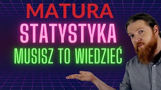 MATURA MATEMATYKA Statystyka cz1 PEWNIAK [upl. by Huba]