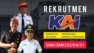 TERBARU ‼️REKRUTMEN PT KERETA API INDONESIA UNTUK 4 FORMASI JADI PEGAWAI TETAP  Rekrutmen PT KAI [upl. by Amaso]