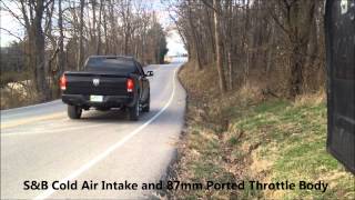 2013 RAM 1500 Straight Pipe Comparisons [upl. by Okimat]