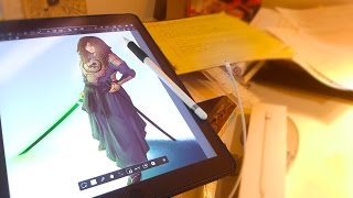 Ipad pro 129 and Apple Pencil Artists Review [upl. by Aivatahs125]