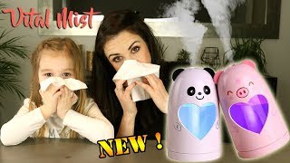 Humidificateurs diffuseurs dhuiles essentielles Kawaii pour enfant  VITAL MIST  Unboxing [upl. by Phenice451]