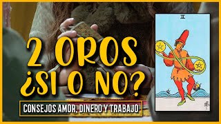 🔻 2 de Oros en el Tarot ¿Sí o No interactivo  dos de oros Rider Waite español [upl. by Georgette]