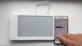 Waveshare IoT eink display test [upl. by Austine]