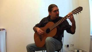 Lille Gruber  JS Bach  Allemande  Emoll Suite  Guitar [upl. by Phyllida197]