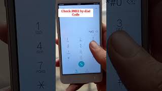 Check imei number by dial code for all phones [upl. by Harrak192]