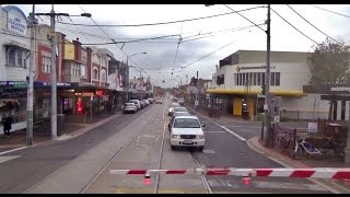 Frankston Line side view Caulfield to Glenhuntly [upl. by Omora]