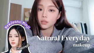 NewJeans Minji Inspired  5 MINUTES Natural Everyday Makeup for Beginners by Fann [upl. by Ronald]