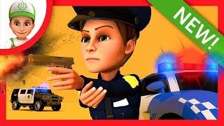 Polizei für kids Kinder Polizeiwagen Trickfilme deutsch Polizist Autos für kleinkinder Polizei auto [upl. by Noitsirhc]