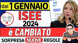 ⚠️ NUOVO ISEE da GENNAIO 2024 ➡ 4 NOVITà PER TUTTI INPS e GOVERNO CAMBIANO le REGOLE PER I PAGAMENTI [upl. by Amandy]