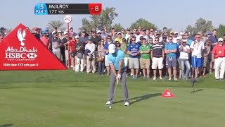 Rory McIlroys Hole in One in Abu Dhabi [upl. by Aelyak908]