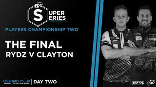 Rydz v Clayton  Final  Players Championship Two [upl. by Munster]