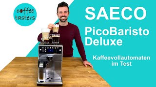 Saeco PicoBaristo Deluxe SM557310 im Test  5 Getränke live zubereitet [upl. by Ailb]