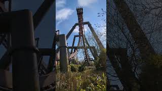 Nemesis Inferno at Thorpe Park themeparkfun themepark rollercoaster viralvideo [upl. by Eardna]