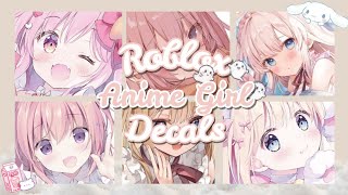 ROBLOX  Bloxburg amp Royale High  Soft Anime Girl Decals Ids [upl. by Isidore]