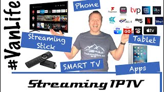 Campervan Streaming Internet TV IPTV Firestick Freeview TV Player [upl. by Roddy]