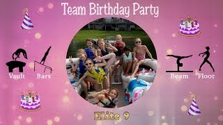 Team Birthday Party  Swimming • Slime • Sleepover [upl. by Merell]