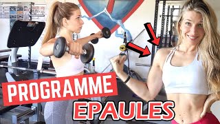 💪 LE MEILLEUR ENTRAINEMENT EPAULE Femme [upl. by Seif535]