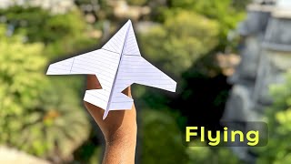 High flying paper rocket notebook flying rocket plane best paper plane new rocket toy paper [upl. by Herwick]