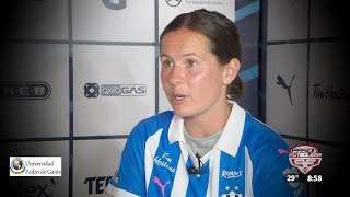 Merel Van Dongen lista para vivir su primer Clásico Regio  Pasión Futbolera [upl. by Nylak]