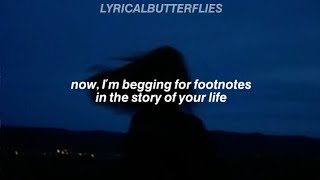 Taylor Swift  tolerate it Lyrics [upl. by Cullie]