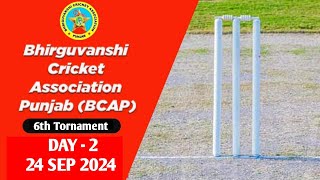 BCAP 6th Cricket Cup 23 Sep 2024  Day 2 [upl. by Olegnaed]