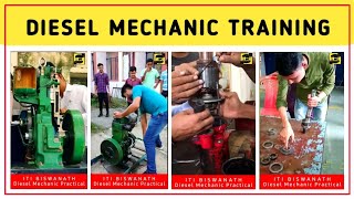 MECHANIC DIESEL 202122 BATCH PRACTICAL  ITI Diesel Mechanic Course [upl. by Lough]