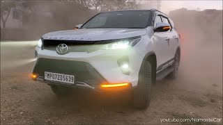 Toyota Fortuner Legender Σ4 AT 2023 ₹465 lakh  Reallife review [upl. by Hartmunn]