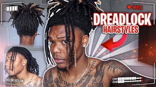 Dreadlock HAIRSTYLES For MEN  NO Retwist [upl. by Tobi]