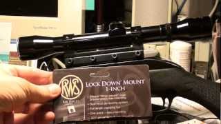 22LR Rimfire Scope Mount for Marlin 795 or 60  RWS Lock Down Mount [upl. by Celik]