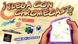 🕹️ NUEVO GOOGLE CHROMECAST con GOOGLE TV ¿ se puede jugar a emuladores [upl. by Yurt205]