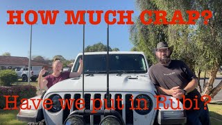 Lets have a look at Rubi  Jeep Gladiator 2022 Rubicon Accessory Walkthrough Review [upl. by Einnok]