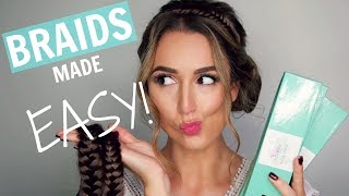 3 Easy Hairstyles Using a Braided Headband [upl. by Goober11]