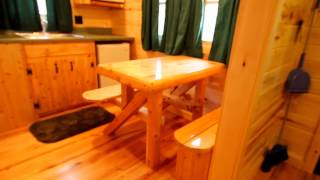 Medium Cabins with Bathrooms at Mackinaw Mill Creek Camping [upl. by Cj]