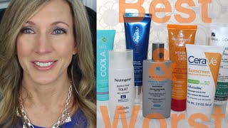 BEST amp WORST  Testing Mineral Sunscreens for Face [upl. by Ainotna529]