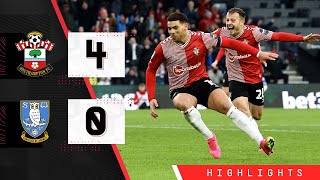 HIGHLIGHTS Southampton 40 Sheffield Wednesday  Championship [upl. by Ranger]