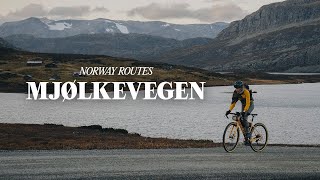 Riding The Mjølkevegen Bike Route In Norway In Winter [upl. by Mckenna]