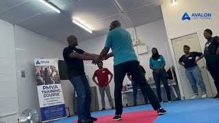 PMVA Breakaway Training  Dealing With Hand Grabs [upl. by Allerym292]