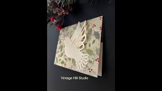 Momenta Peace amp Joy  Christmas card tutorial using the 7 piece die set [upl. by Bobinette]