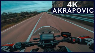 😈 1  KTM DUKE 790 AKRAPOVIC  QUICKSHIFTER 4K [upl. by Lusty]