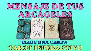 ⚠️Mensaje de tus ✨ARCÁNGELES🪽 tarot interactivo grandes bendiciones elige una carta ✨ [upl. by Eeldarb]