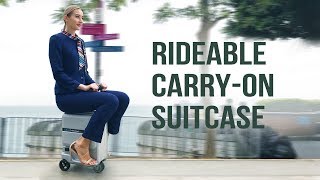 Best Carry On Luggageelectric luggage  smart suitcase  Airwheel SE3Mini for Business Travel 2019 [upl. by Hairahcez544]