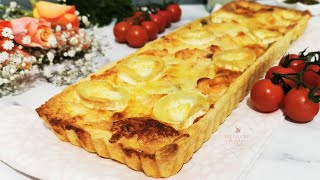 Quiche saumon fumé épinards et chèvre [upl. by Wanyen]