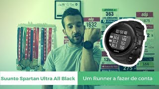 Suunto Spartan Ultra All Black Titanium  análise e opinião [upl. by Vern562]