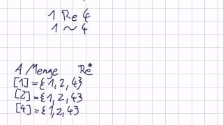 Mathematik für Informatik Studenten 25  Mengenlehre  Äquivalenzklasse [upl. by Esil]