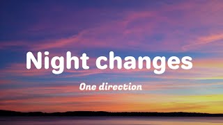 One Direction  Night Changes lyric video [upl. by Erie549]