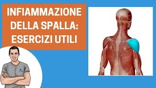 Infiammazione tendini della spalla due esercizi utili [upl. by Austin626]