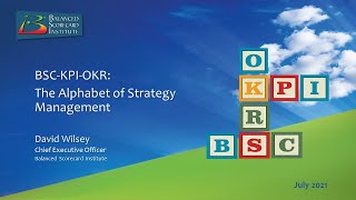 BSCKPIOKR The Alphabet of Strategy Management [upl. by Charlotta]