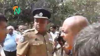 Buddhist monk verbally abuses Tamil officials in Batticaloa [upl. by Georgy363]