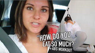 quotHOW DO YOU EAT THAT MUCHquot  ABS WORKOUT [upl. by Ycram505]