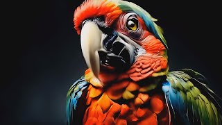 4K 3 Eyed Parrot [upl. by Sajet]